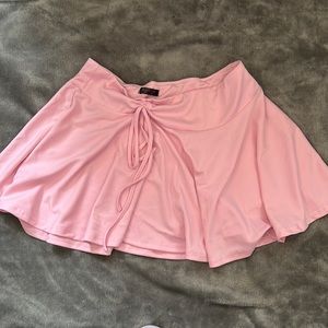 Pink skater skirt